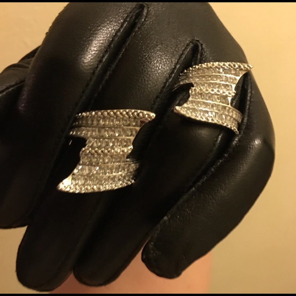 9.25 Sterling Sliver Asymmetrical Ring